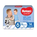 Huggies Ultra Dry Nappies Boys Size 6 (16kg+) 14 Count
