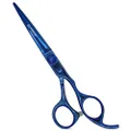 Equinox Professional Razor Edge Series - Titanium Barber Hair Cutting Scissors/Shears - 6.5" Overall Length with Fine Adjustment Tension Screw