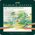 Faber-Castell Pitt Pastel Colour Pencils Tin of 12, (27-112112)
