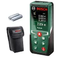 Bosch Home & Garden Digital Laser Distance Measure PLR 25 25m (Measuring up to 25 m, Protective Case, 2 x AAA Batteries Included, in Box)