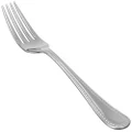 Amazon Basics Stainless Steel Dinner Forks with Pearled Edge, Pack of 12,Silver