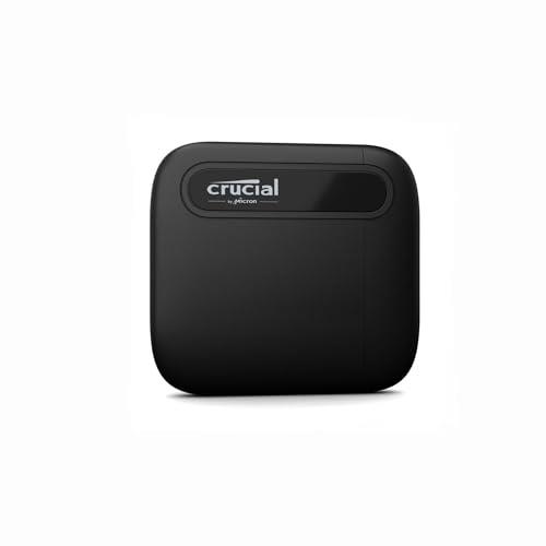 Crucial X6 500GB External Portable Solid State Drive for PC/MAC/PS4/PS5/XboxOne/Android/iPad Pro
