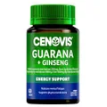 Cenovis Guarana 2000mg and Ginseng 500mg Tablets - Supports Physical Endurance and Stamina, 60 Tablets