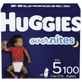 Huggies Nighttime Baby Diapers Size 5, 100 Ct, Overnites