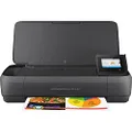 HP OfficeJet 250 Mobile, Bluetooth, Wireless, up to 20PPM, A4 Printer, Portable Small Office/Home Office Color Printer, Black (CZ992A)
