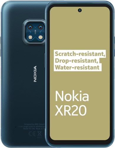 Nokia XR20 Android UK SIM Free Smartphone with 5G Connectivity - 4 GB RAM and 64 GB Storage (Dual SIM) - Ultra Blue, 6.67 Inch