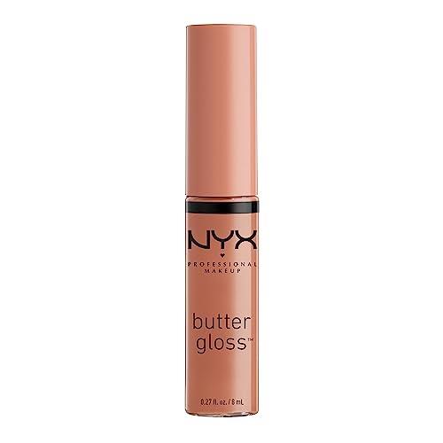 NYX Professional Makeup, liquid lipstick, High Shine & Sheer Coverage, Butter Gloss, Shade: Madeleine, 8 ml