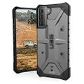 Urban Armor Gear Pathfinder Case for Samsung Galaxy S21 + 5G (6.7 Inch) Protective Case (Wireless Charging Compatible, Military Standard, Ultra Slim Bumper) - Silver