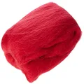 Clover Natural Wool Roving, Red