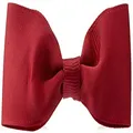 Schoolies Hair Accessories Clip On Bows 2 Pieces, Mad Maroon, 2 Count (Pack of 1)
