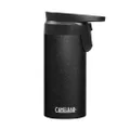 CamelBak Forge Flow Coffee & Travel Mug, Insulated Stainless Steel - Non-Slip Silicon Base - Easy One-Handed Operation - 12oz, Black