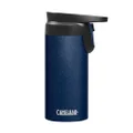 CamelBak Forge Flow Coffee & Travel Mug, Insulated Stainless Steel - Non-Slip Silicon Base - Easy One-Handed Operation - 12oz, Navy