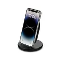 Belkin Quick Wireless Charging Stand - 15W Qi-Certified Charger Stand for iPhone, Samsung Galaxy, Google Pixel & More - Charge While Listening to Music, Streaming Videos, & Video Calling