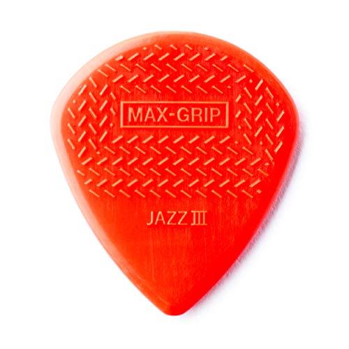 Dunlop 471R3N Max-Grip Jazz III, Red Nylon, 24/Bag