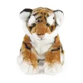 Living Nature Soft Toy - Plush Wildlife Animal, Sitting Tiger (35cm) - Realistic Soft Toys with Educational Fact Tags