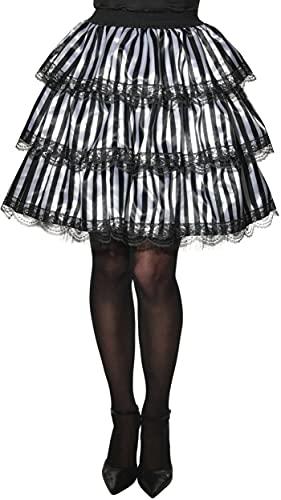 Rubie's womens 34289 Striped Ruffle Costume Skirt Adult-Sized Costume - multi - One Size