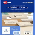 Avery Trueblock A4 Labels for Laser & Inkjet Printers - Printable Packaging, Shipping & Address Labels - Mailing Stickers - White, 99.9 x 67.7 mm, 80 Labels / 10 Sheets (959403 / L7165)