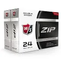 Wilson Staff Zip Golf Ball, White, 24 Pack