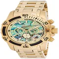 Invicta Men's Pro Diver Quartz Watch with Stainless Steel Strap, Gold, 26 (Model: 25094)