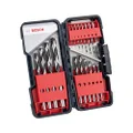 Bosch Accessories Professional HSS Twist Drill Bit PointTeQ ToughBox Set (for Ferrous Metals, Ø 1 - 10 mm, CYL Shank, Self-Centering Tips, Black-Oxide Coated Flute, Accessories for Drill Drivers)