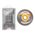 Bosch Standard for Universal Turbo Diamond Cutting Disc Ø 125mm & 7-Piece CYL-3 Bit Set (for Concrete and Masonry)