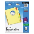Avery 8-Tab Binder Dividers, Insertable Multicolor Big Tabs, 48 Sets (11111)