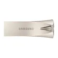 Samsung Bar Plus USB Drive, Champagne Silver, Metallic Chassis, 128GB, USB3.1, Transfer Speed up to 300MB/s, 5 Years Warranty