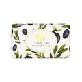 The English Soap Company Vintage Wrapped Soap Bar, Olive Oil Shea Butter Soap Bar, Moisturising Soap Bar for Face and Body, Olive Oil Scent 190g