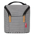 Skip Hop Baby Bottle Bag, Grab & Go, Black/White Stripe