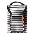 Skip Hop Baby Bottle Bag, Grab & Go, Black/White Stripe