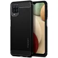 SPIGEN Rugged Armor Case Designed for Samsung Galaxy A12 (2020) Resilient Ultra Soft Cover - Black
