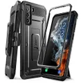 SUPCASE Unicorn Beetle Pro Series Case Designed for Samsung Galaxy S22 5G (2022 Release), Full-Body Dual Layer Rugged Holster & Kickstand Case Without Built-in Screen Protector (Black)