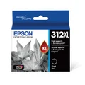EPSON 312 Claria Photo HD Ink High Capacity Black Cartridge (T312XL120-S) Works with Expression Photo XP-8500, XP-8600, XP-8700, XP-15000