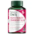 Nature's Own High Strength Cranberry 50,000 Capsules 90 - Maintains Urinary Tract & Kidney Health - Antioxidant
