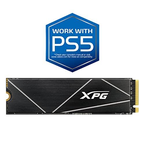 ADATA XPG XPG GAMMIX S70 Blade 512GB PCIe Gen4x4 M.2 2280 SSD Black Heat Spreader 3D Graphics Editing and High-End Gaming PS5 Upgradation, AGAMMIXS70B-512GB-CS, Black, AGAMMIXS70B-512G-CS