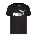 PUMA Boys' No. 1 Logo T-Shirt, Black, 2T