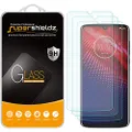 [3-Pack] Supershieldz for Motorola Moto Z4 Tempered Glass Screen Protector, Anti-Scratch, Bubble Free, Lifetime Replacement