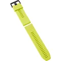 Garmin Quickfit Watch Band, Vented Carbon Gray Titanium Bracelet Amp Yellow Silicone 26mm