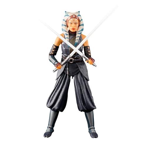STAR WARS The Black Series Ahsoka Tano Toy 6 Inch-Scale : The Mandalorian Collectible Action Figure, Toys for Kids Ages 4 and Up, Multi, (F4349)