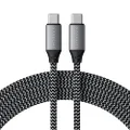 Satechi USB-C to USB-C 100W Charging Cable for USB Type-C Devices - 6.5 Feet (2 Meters) - for M2/ M1 MacBook Pro/Air, M2/ M1 iPad Pro/Air, M2 Mac Mini, iMac M1