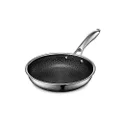 HexClad Residential 8-inch Fry Pan, Hybrid Stainless Steel/Non-Stick Tri-Ply