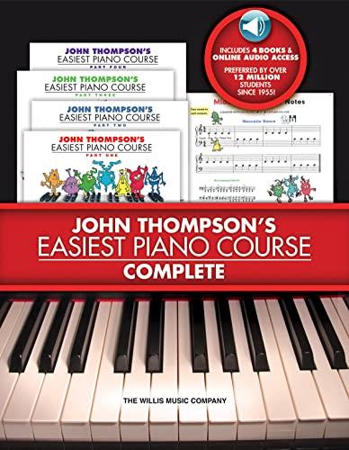 Willis Music John Thompsons Easiest Piano Course Complete Book and CD Set: 4-Book/Audio Boxed Set