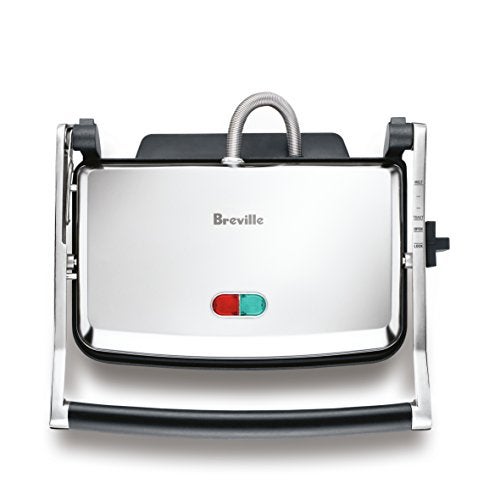 Breville the Toast & Melt Sandwich Press, Brushed Stainless Steel, BSG220BSS