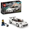 LEGO® Speed Champions Lamborghini Countach 76908 Toy Building Kit; Super Sports Car Replica for Kids Aged 8+