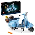 LEGO Icons Vespa 125 10298 Scooter, Vintage Italian Iconic Model Building Kit, Display Collection Décor Set for Adults, Relaxing Creative Hobbies Idea
