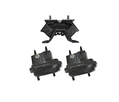 LH/RH Auto Engine Mount Set 3Pcs Compatible with Holden Commodore VY 9/02-7/04 3.8L-V6 Motor