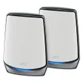 NETGEAR Orbi Whole Home WiFi 6 Tri-Band Mesh System (RBK852) | AX6000 Wireless Speed (Up to 6Gbps) | 2 Pack