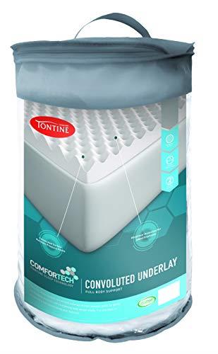 Tontine Comfortech Full Body Support Convoluted Foam Underlay/Topper Double Bed