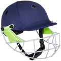 Kookaburra Pro 600 Cricket Helmet (Navy Blue, Medium) | Superior Head Protection with Neck Guard | Shock Resistant, Sweat Absorbent, Breathable | Lightweight