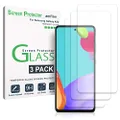 (3 Pack) amFilm Tempered Glass Screen Protector for Samsung Galaxy A53/ A52/ S20 FE 6.5'' with Easy Installation Handles, HD Clear, Anti-Scratch Bubbles-Free